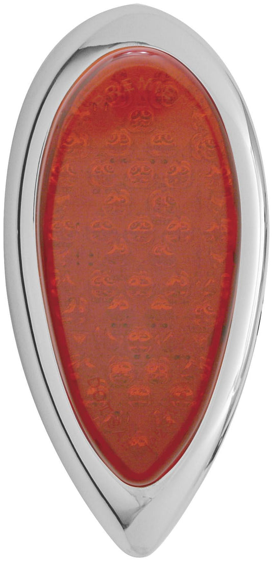 Pro-One Performance 402060 LED Flush Mount Teardrop Taillight - Red Lens