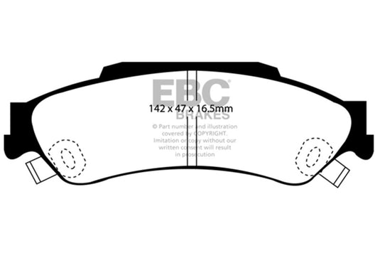 Ebc DP61602 EBC Greenstuff Brake Pad Sets