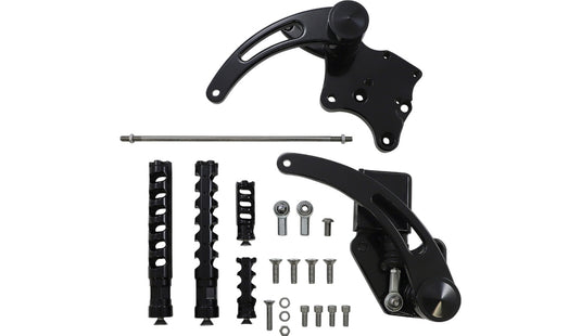Accutronix FC106-SSAKB Muzzle Brake Forward Control - Black - 1in.