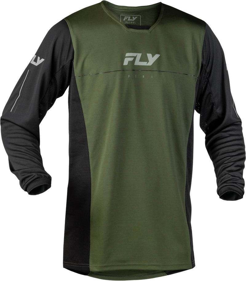 Load image into Gallery viewer, Fly Racing Patrol Jersey (Small, Forest Green/Black)
