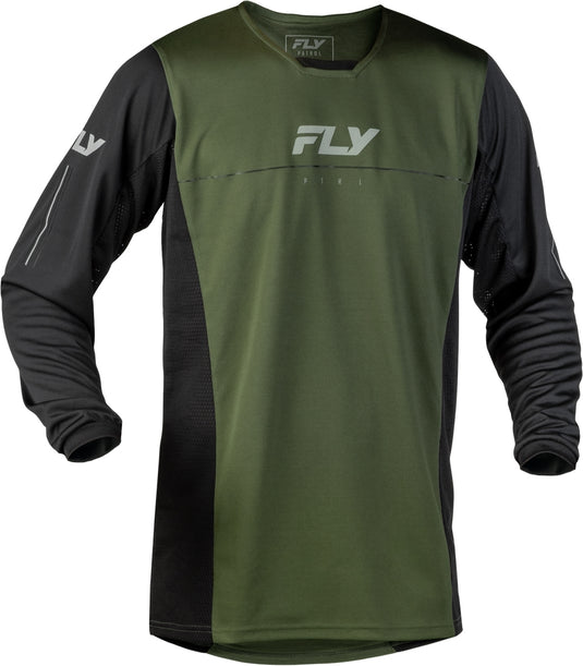 Fly Racing Patrol Jersey (Small, Forest Green/Black)