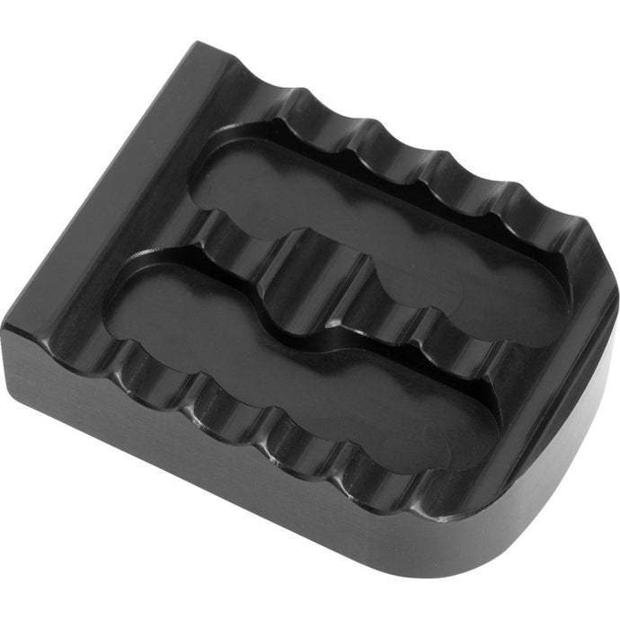 Joker Machine 08-650-1B Serrated Brake Pedal Cover - Black Anodized