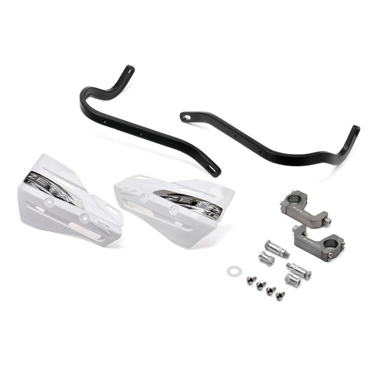 Zeta ZE72-5050 Armor Handguard XC Kit - 1-1/8in. Handlebar - Black/White