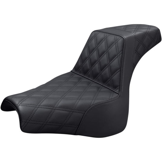 Saddlemen 818-28-175 Step-Up Full LS Seat - Black Full Diamond