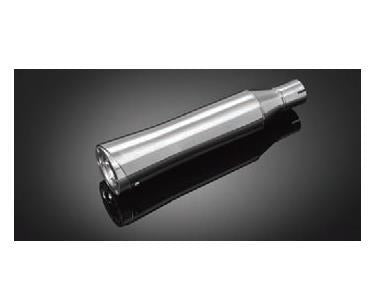 Highway Hawk HH-65-802 Drop Ship Muffler for 2-1/4in. Header Pipe - Polished - 1 pc