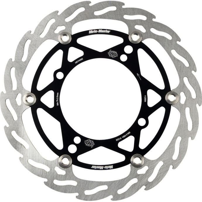 Moto-Master 112084-PU Floating Brake Disc - Black Flame