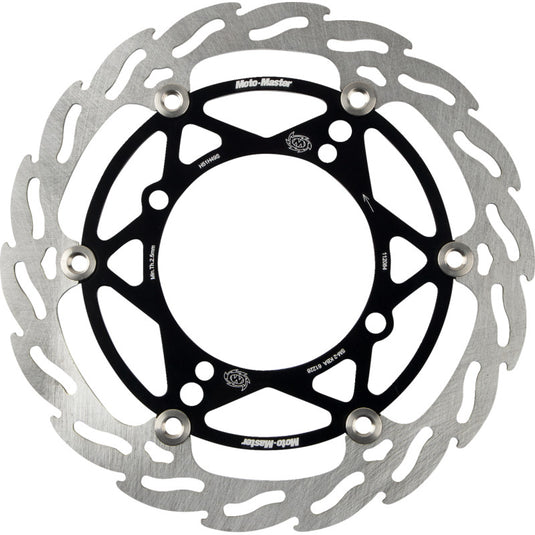Moto-Master 112084-PU Floating Brake Disc - Black Flame