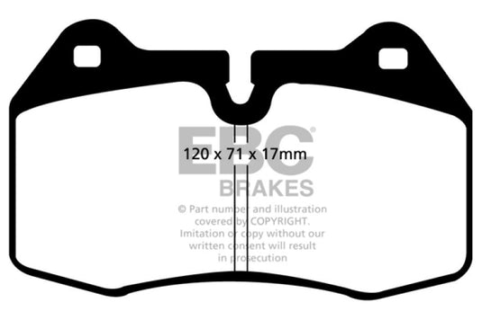 Ebc DP41032R EBC Yellowstuff Brake Pad Sets