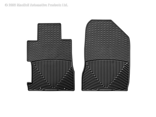 Weathertech W65 WT Rubber Mats - Front - Blk