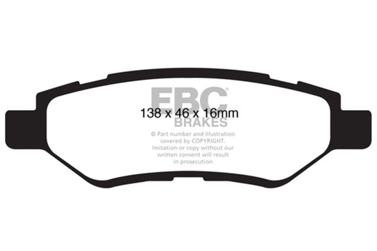 Ebc DP31829C EBC Redstuff Brake Pad Sets