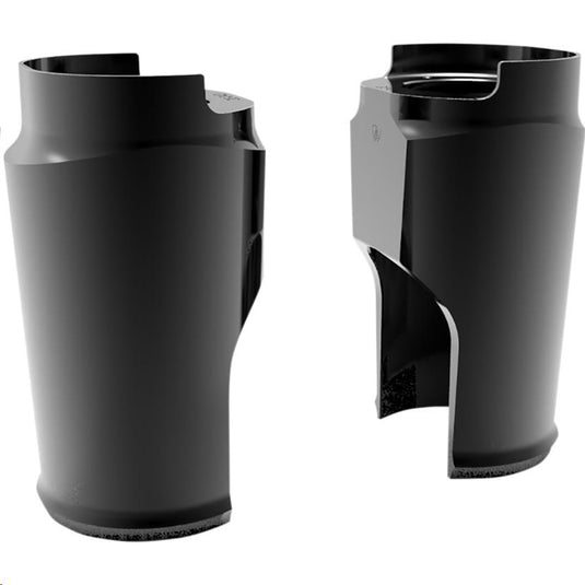 Arlen Ness 20-042 Fat Tire Fork Boot Covers - Black Anodized