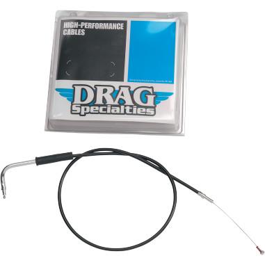 Drag Specialties 0650-0348 Black Vinyl Throttle Cable - 33 3/4in.