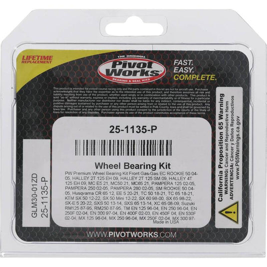 Pivot Works 25-1135-P PIV Wheel Bearing Kit