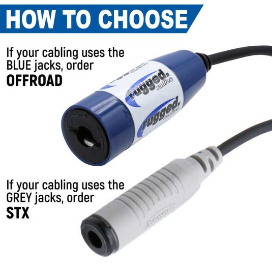 Rugged Radios JM-S-B-STX RGD Single Headsets