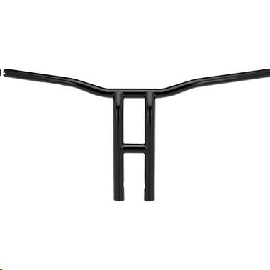 Biltwell Inc. 6264-2015 1in. Throttle-By-Wire Tyson XL Pullback 14in. Handlebar - Black Electroplated