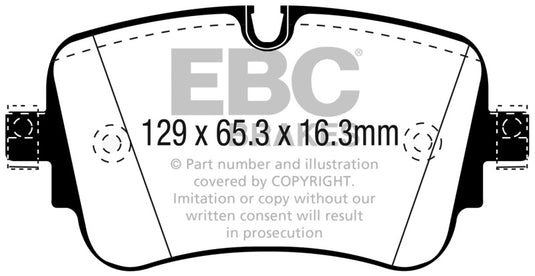 Ebc DP42299R EBC Yellowstuff Brake Pad Sets