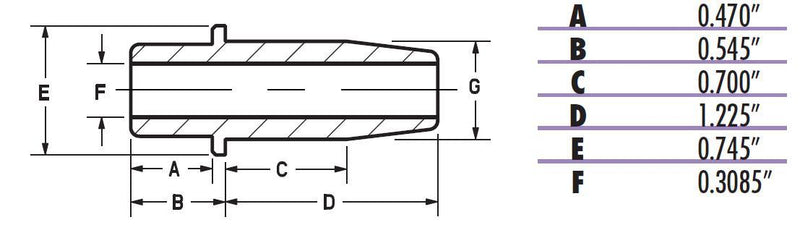 Load image into Gallery viewer, Kibblewhite Precision 20-2322 Bronze Intake Valve Guide (+.002in.)
