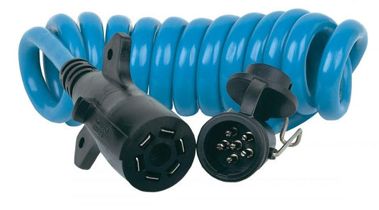 Hopkins Towing Solutions 47085 Flex-Coil 7 RV Blade to 6 Pole Round Adapter (Center Pin Electric Brake)