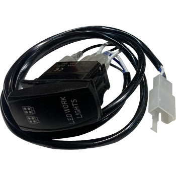 Bluhm Enterprises BL-WHSW2 Wiring Harness Rocker Switch - Cable with Connector - Two Cube Lights Graphic