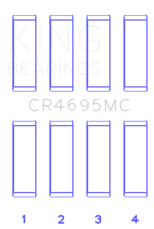 Load image into Gallery viewer, King Engine Bearings CR4695MC KING Connecting Rod Bearings

