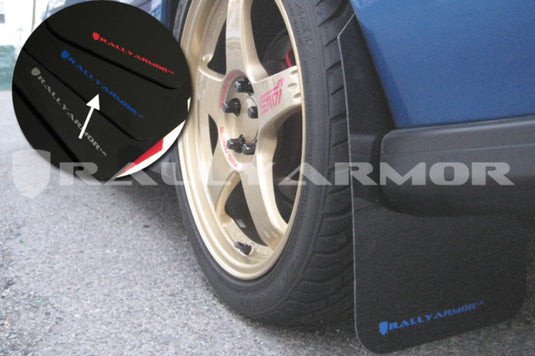 Rally Armor MF2-UR-BLK/BL RAL UR Blk Flap/Blue Logo