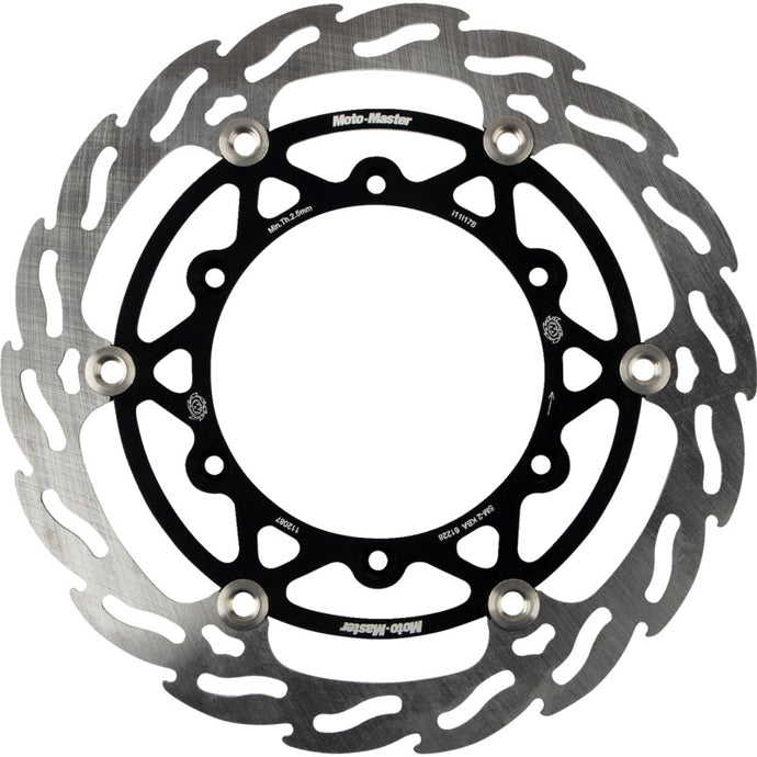 Moto-Master 112087-PU Floating Brake Disc - Black Flame