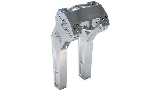 La Choppers LA-7471-08R 1in. Pullback Riser Kit - 8in. - Raw Aluminum