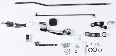 Harddrive 121022 Forward Control Kit with Chome Mounting Plate without Shifter Pegs - Chrome