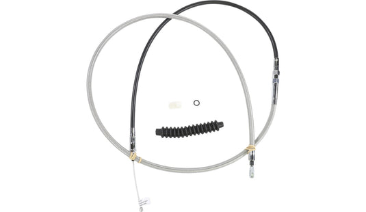 Drag Specialties 0652-2373 Alternative Length Braided High Efficiency Clutch Cable - 74in.