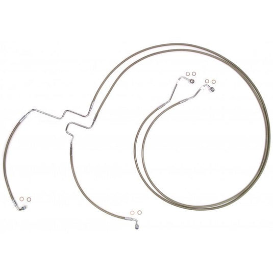 Magnum SSC1110-00 Clear Coated XR Stainless Lower Front Brakeline Kit