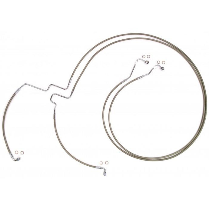 Magnum SSC1116-00 Clear Coated XR Stainless Lower Front Brakeline Kit