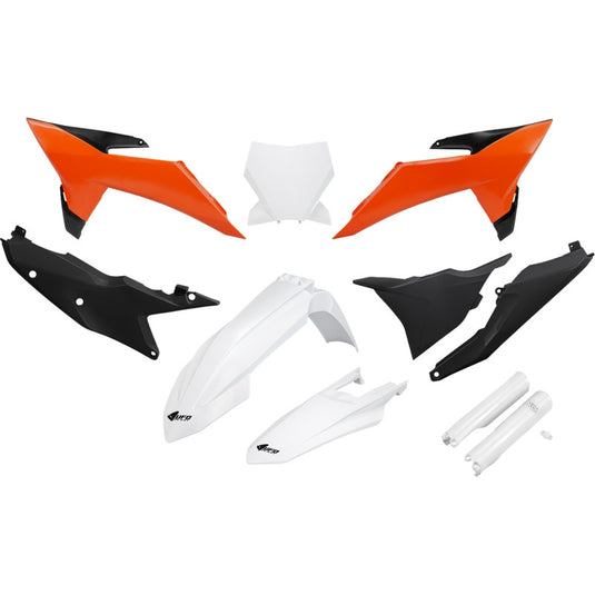 Ufo Plastics KTKIT532F@444 Complete Body Kit - White/Orange/Black