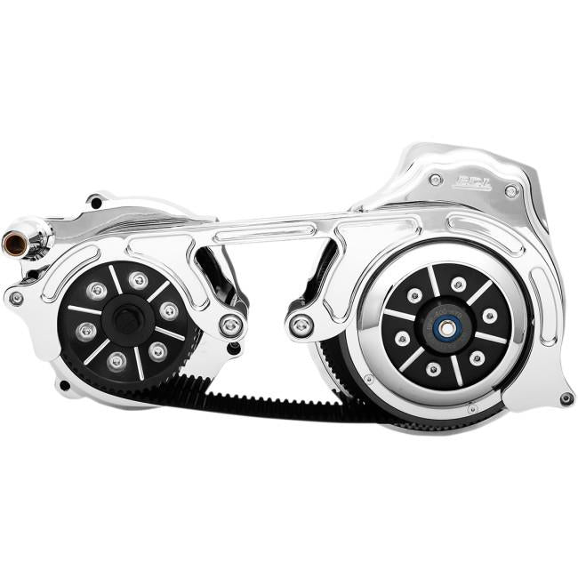 Belt Drives Ltd EV2PH-B17-C 2in. Open Belt Drive Kit - Chrome