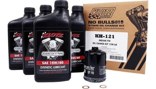 Klotz Oil KH-121 Synthetic Oil Change Kit - 15W/60