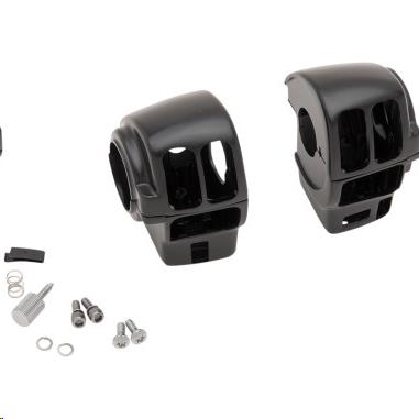 Drag Specialties 0616-0356 Switch Housing Kit - Matte Black