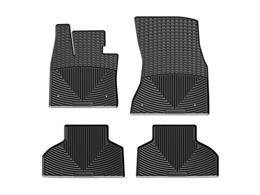 Weathertech W325-W326 WT Rubber Mats - Front - Blk