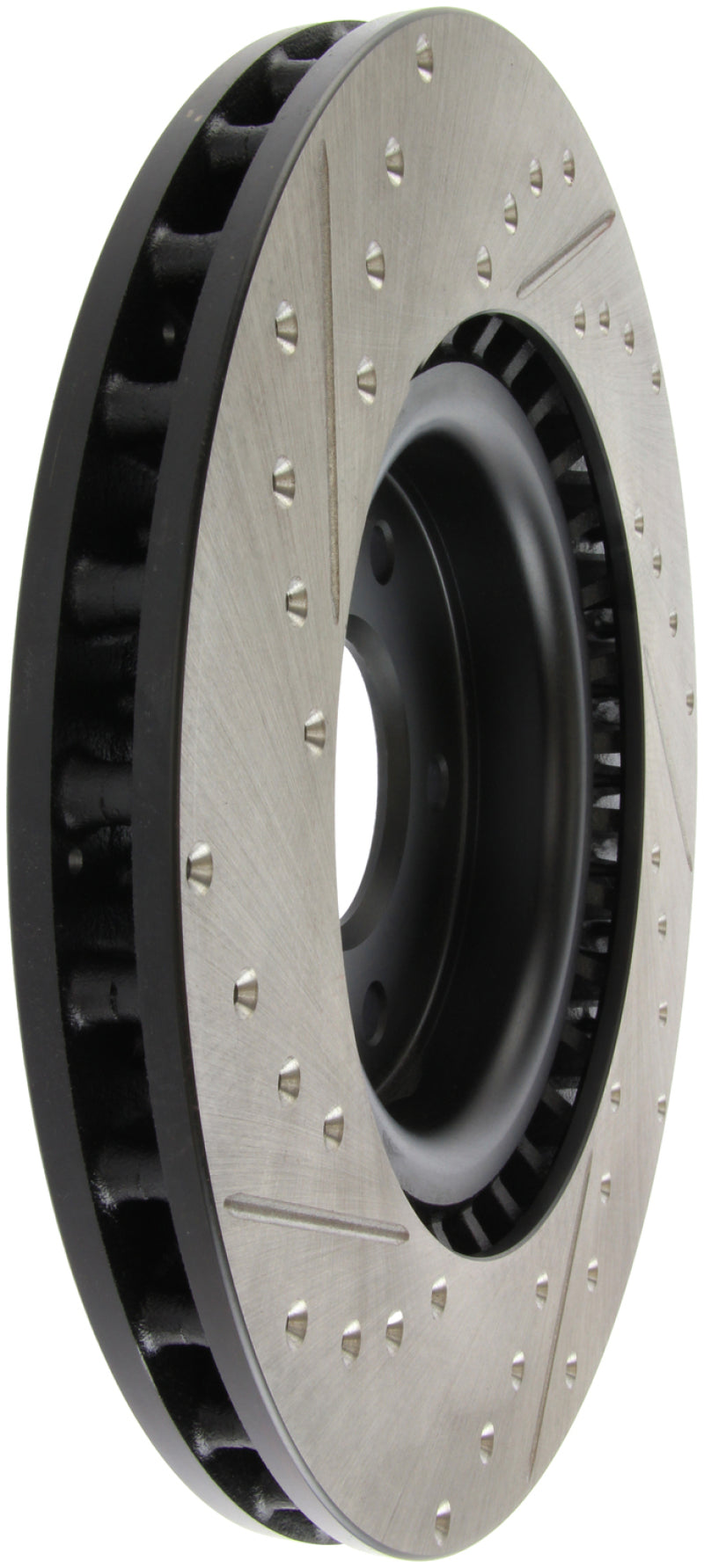 Load image into Gallery viewer, Stoptech 127.42076L ST Slot &amp; Drill Brake Rotors
