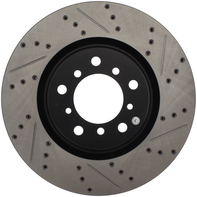 Load image into Gallery viewer, Stoptech 127.34058L ST Slot &amp; Drill Brake Rotors
