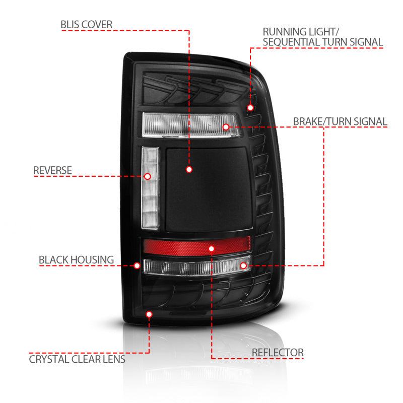 Load image into Gallery viewer, Anzo 311482A ANZ LED Taillights

