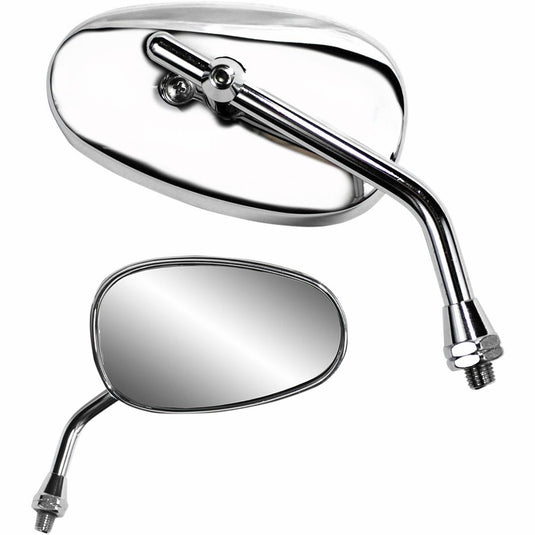 Parts Unlimited 0640-0953 Classic Harley Look Mirror - Mini Classic