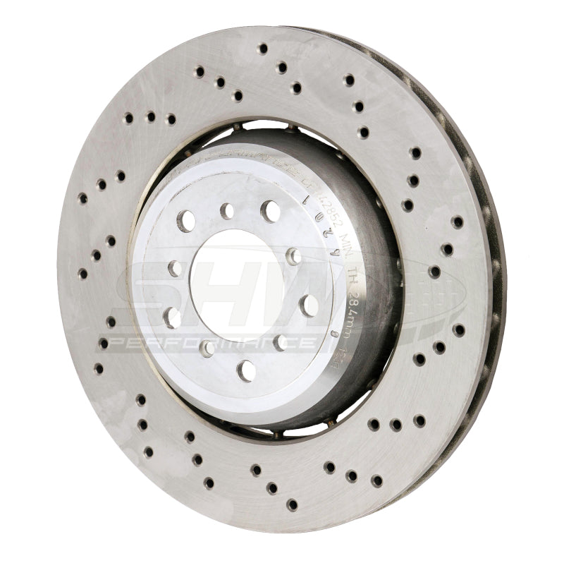 Load image into Gallery viewer, Shw Performance BFR42852 SHW Drilled Lightweight Rotors
