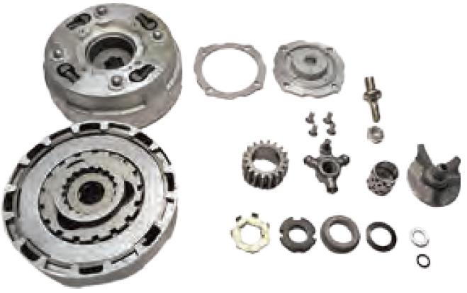 Outside Distributing 11-0108A 4-Stroke Auto Clutch - 50-125cc - 18T