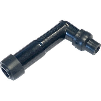 K&S Technologies 10-5122 Spark Plug Resistor Cover - 120deg. Elbow Type - 14mm - Black Plastic