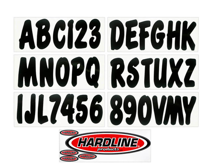 Hardline BLK200EC HRL Registration Letters