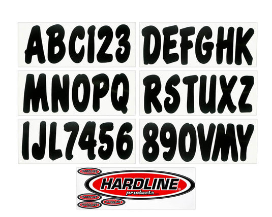 Hardline BLK200EC HRL Registration Letters