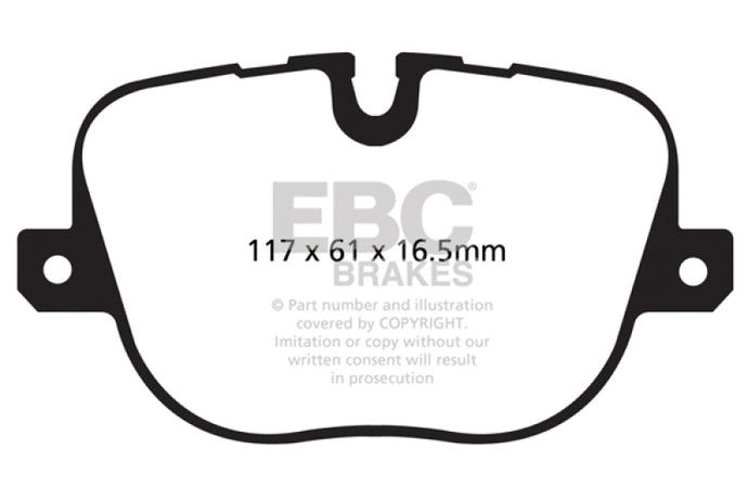 Ebc DP42068R EBC Yellowstuff Brake Pad Sets