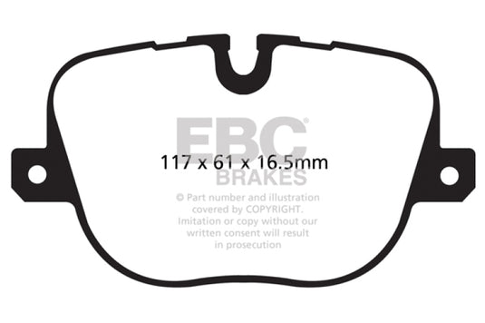 Ebc DP42068R EBC Yellowstuff Brake Pad Sets