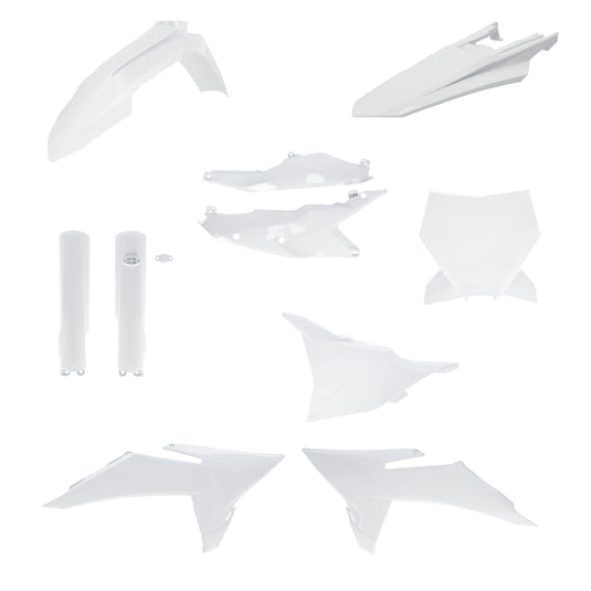 Acerbis 2986810002 Full Plastic Kit - White