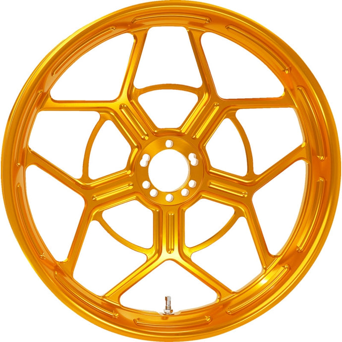 Arlen Ness 71-585 Speed-5 Forged Wheel - 21x3.5 - Gold