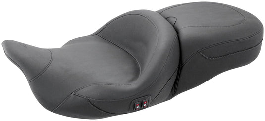 Mustang 79646 1-Piece Heated Touring Seat - No Studs